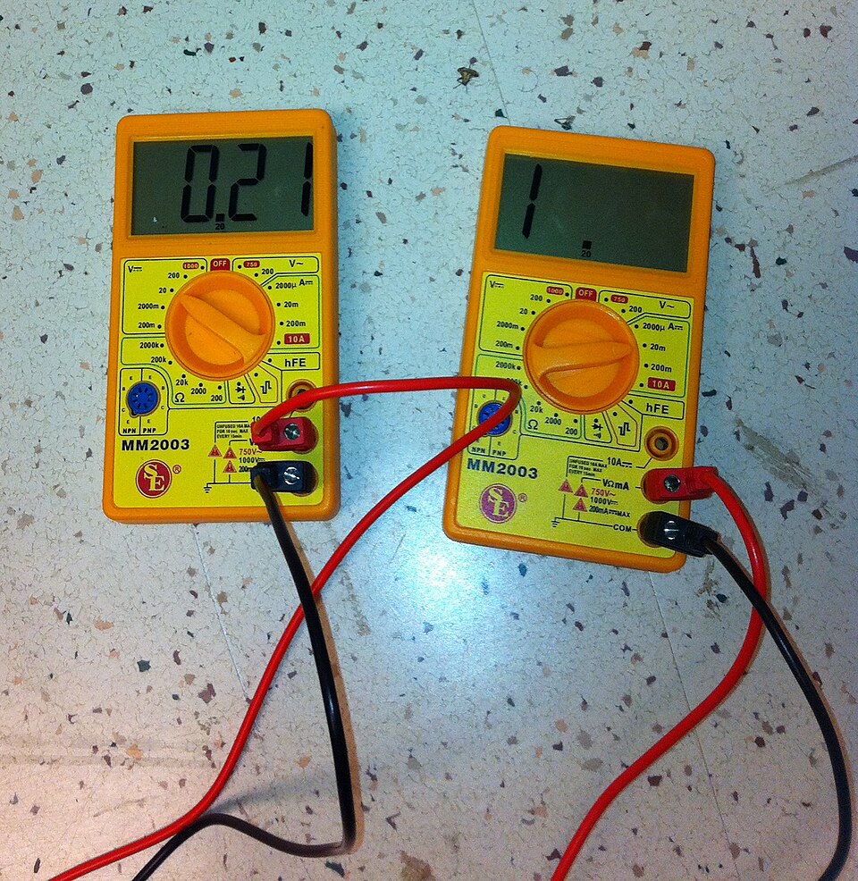 Sample photo: multimeter